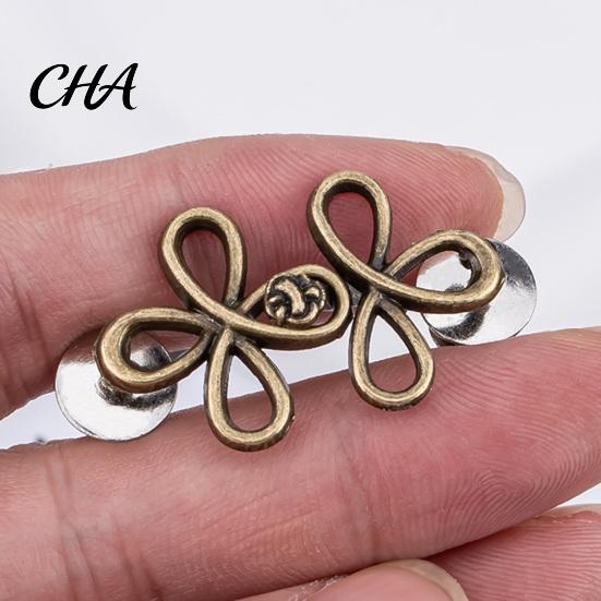 No Nail Waist Buckle Six-Leaf Pants Tightener Button, Detachable Loose Jeans Button Pin, Easy Sewing Required Clothing Accessories