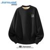 Jeanswest Men's Winter Plush Lined Round Neck Sweatshirt