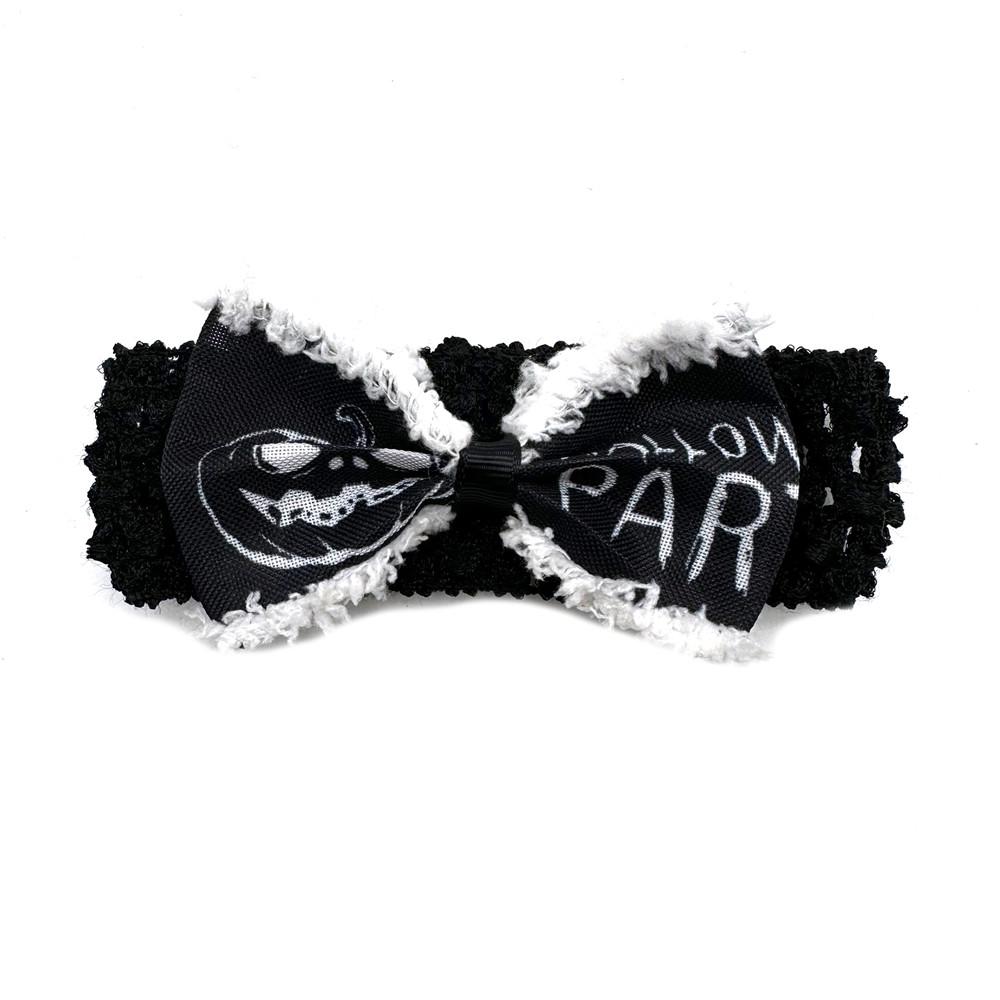 30/50pcs Halloween Large Dog Bowties with Elastic Band Feather Style Pet Dog Grooming Bow Ties Small Midlle Large Dog Bowties