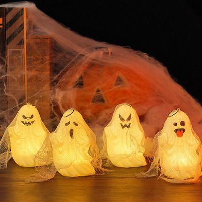 Halloween Decoration Children's Portable Pumpkin Doll Atmosphere Light Ornaments Props Pendant