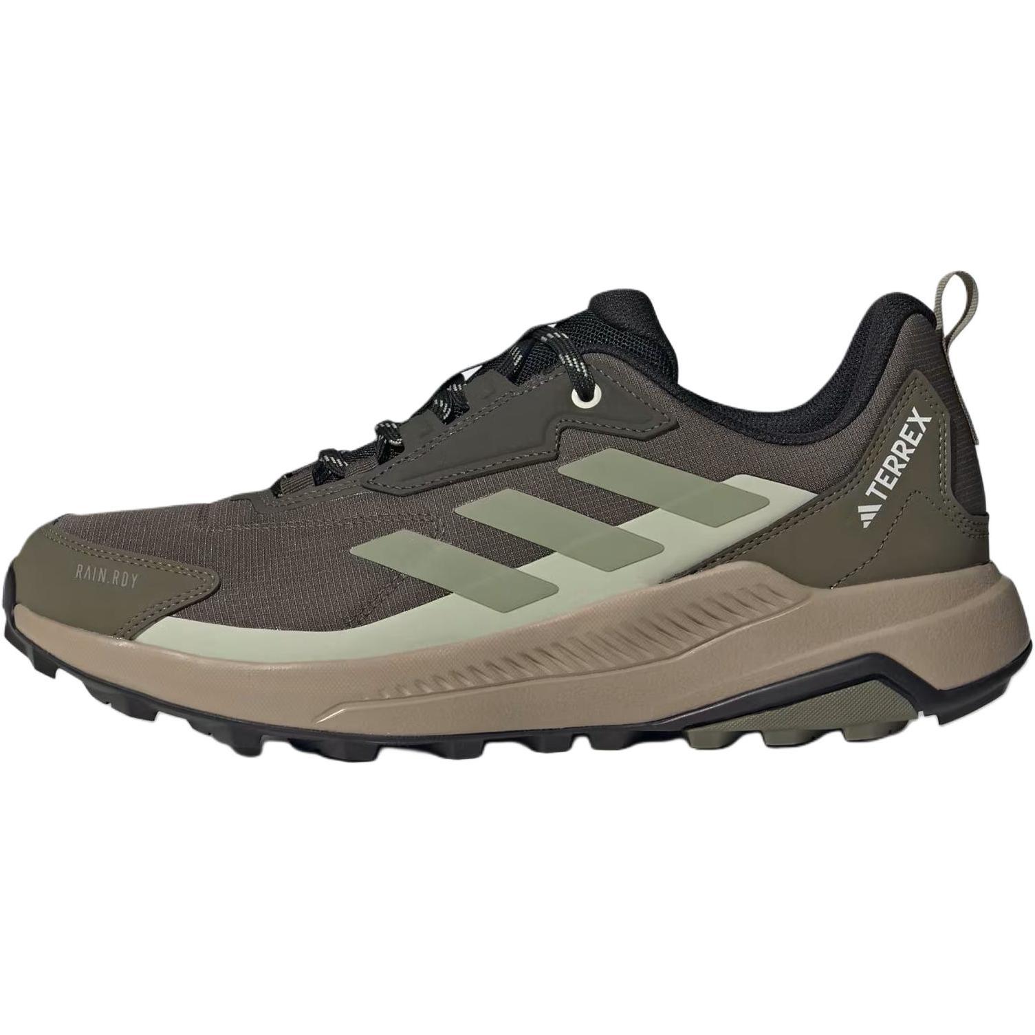 

Adidas Terrex Anylander Comfortable Fitting Waterproof Supportive Traction Hiking Shoes Men Hiking Shoes Dark-Gray Army-Green JR9087 43⅓