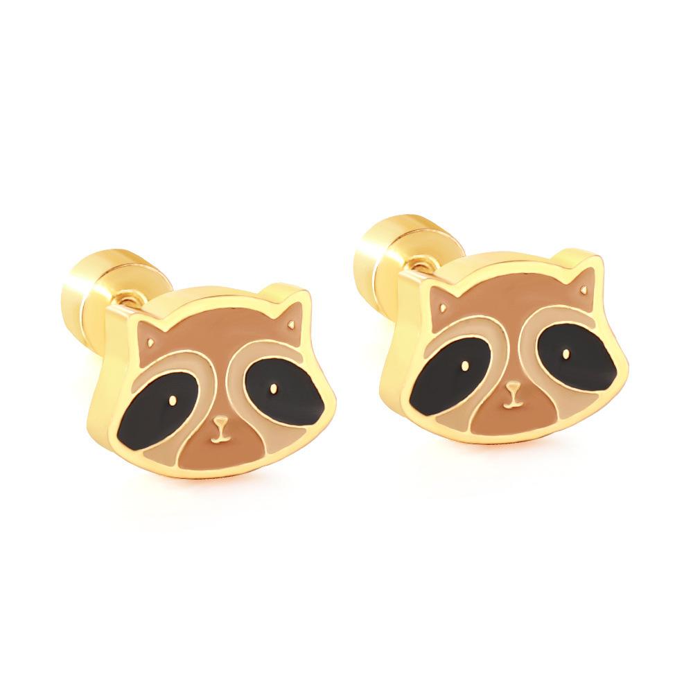 2026 European and American Creative Earrings Women, Simple Personality Cute Rabbit Earbone Stud Earrings