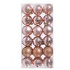 Holiday Decoration 36 Pack Plastic Shatterproof Ball Ornaments for Christmas Tree and Wreath Use Lightweight Design for Hanging