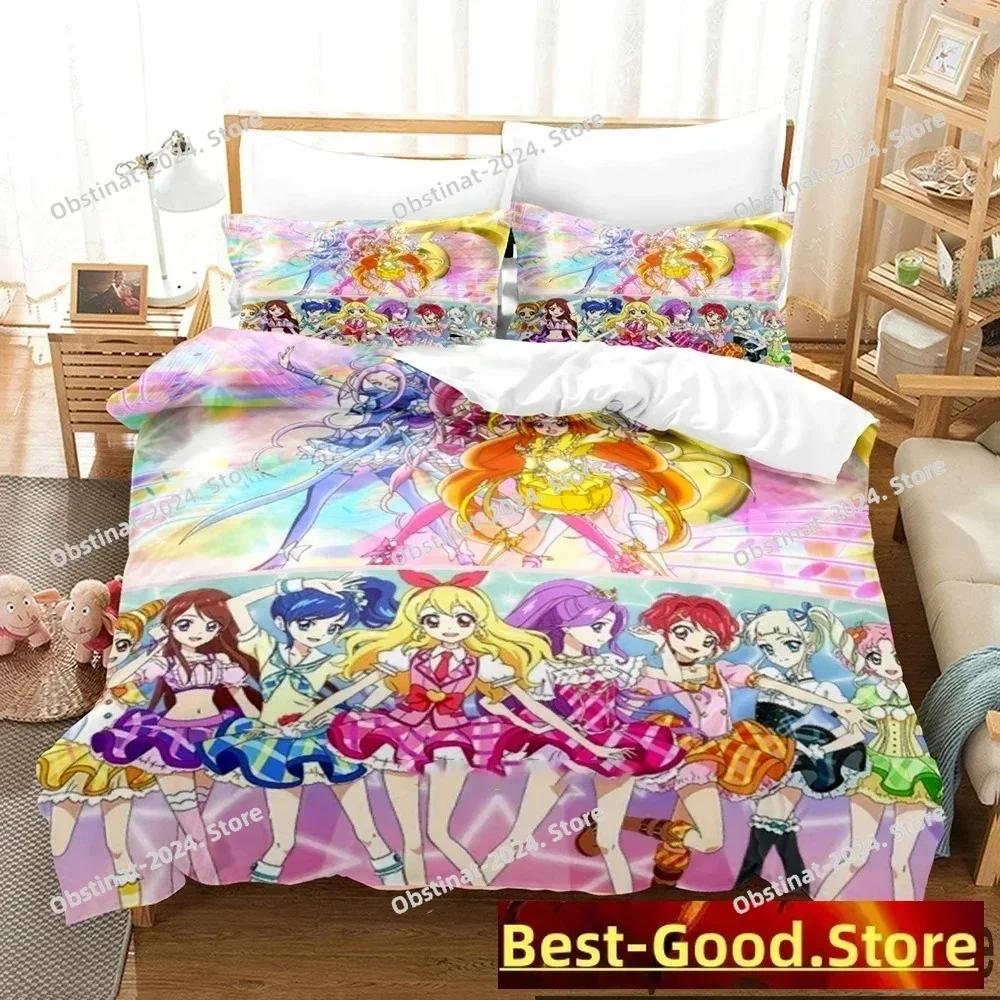 3D Print Aikatsu Idol Activity Anime Bedding Set Boys Girls Twin Queen King Size Duvet Cover Pillowcase Bed boys Adult