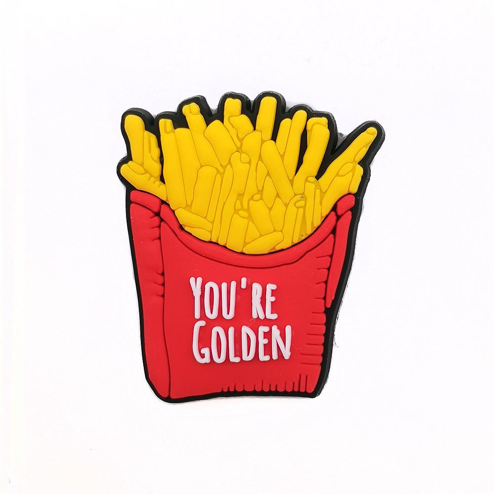 

Мультяшная серия еды Застежки-украшения для клогов - Съемные аксессуары для садовой обуви