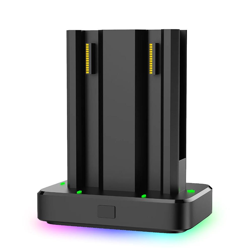 6 in 1 Charging Dock Compatible with Switch 1 2 for Joy Con & OLED Model Controller with RGB Lighting Switch 2 Handle Bracket