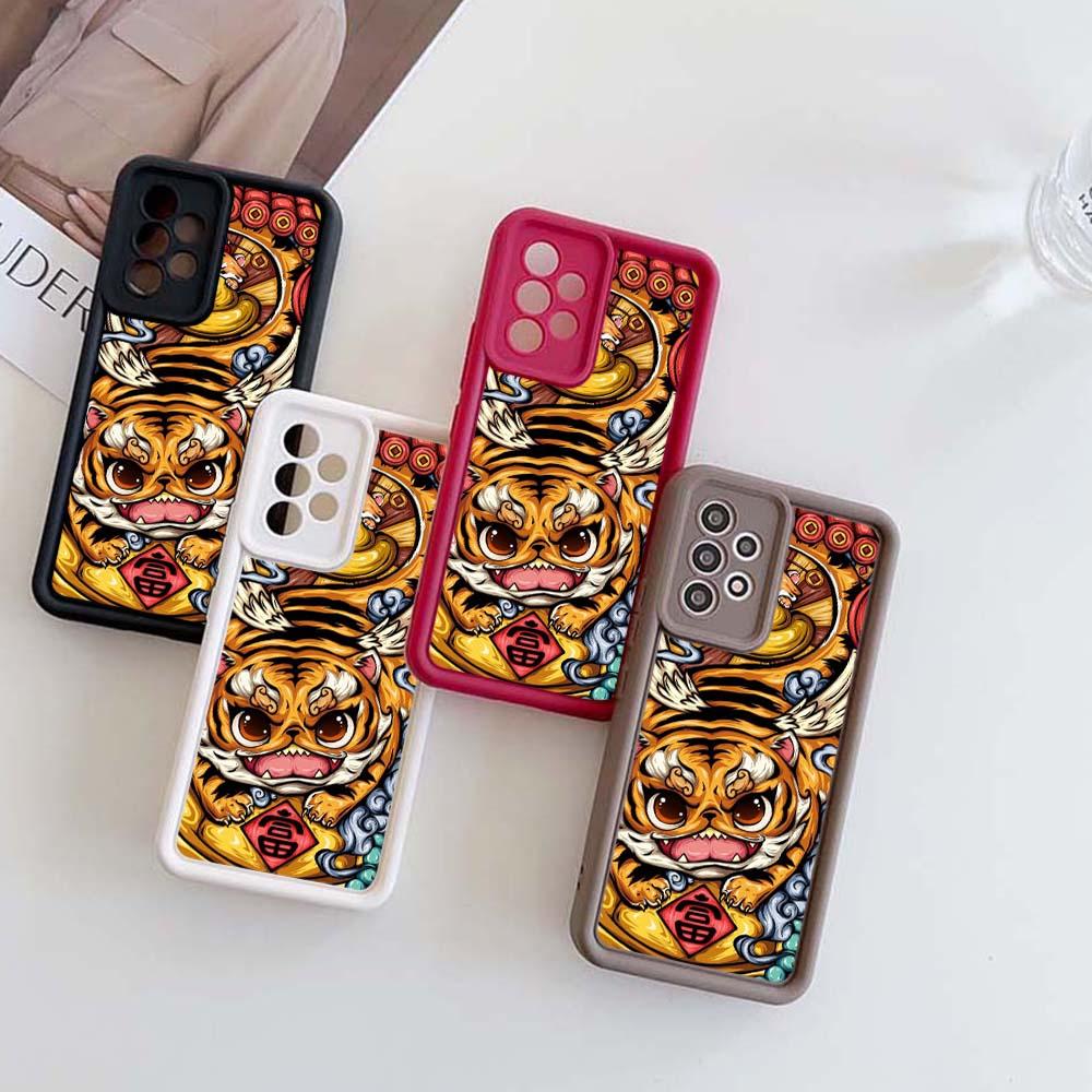 

N32 Год Дракона Мягкий силиконовый чехол для Samsung A05s A54 A25 A34 Xiaomi POCO X5 Redmi Note 12S Huawei P50 Honor 90 Чехол с ангельскими глазками
