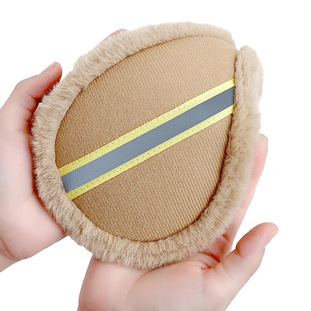 Reflective Stripe Plush Earmuff Adult Night Visible Ear Warmer Winter Cold Winter Presents for Students Teens Skiing