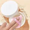 2/6 stücke Dreieck Puderquaste Mini Gesicht Make-Up Schwamm Kosmetik Weiche Baumwolle Gesicht Puderquaste Waschbar Samt Make-Up Puff Werkzeuge