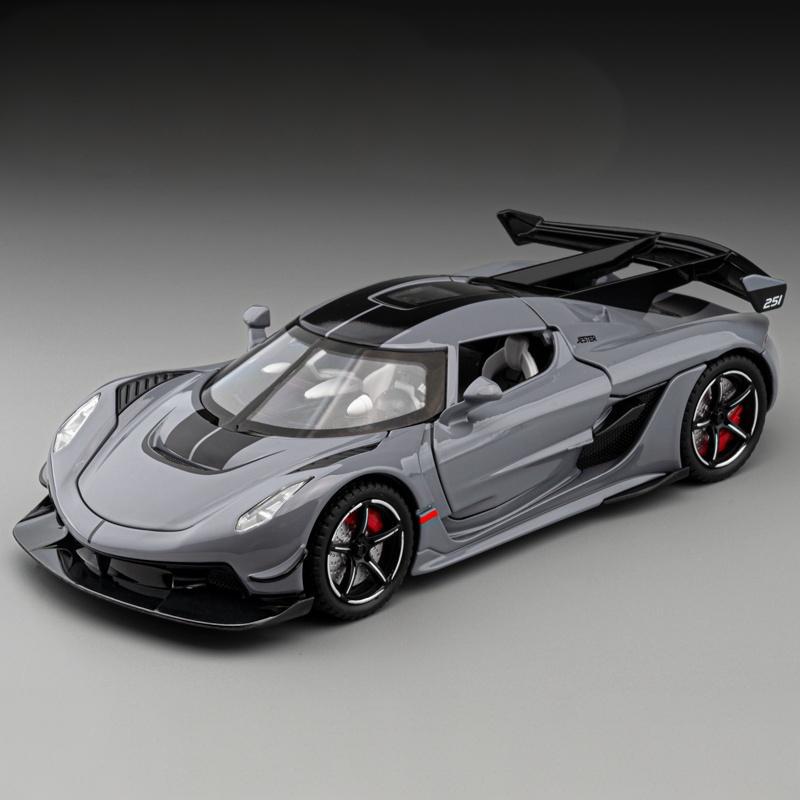 1:22 Jesko Supercar Alloy Diecast Model Car Outdoor Display Products With High Simulation Collection Hobbies For Boyfriend Boys