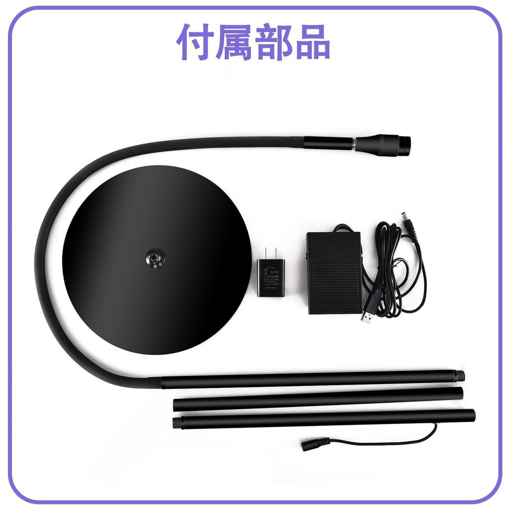 LED light for eyelash extensions with foot reduces speeds up eyelash LED glue good timing switch, allergies, extensions, curing, 10W, (black)