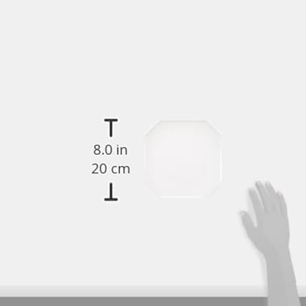 NARUMI WAKU WHITE Plate, 23cm, White, Simple and Stylish, Lunch Plate, Single Plate, Octagonal Plate, Microwaveable, Dishwasher Safe, 52100-5867