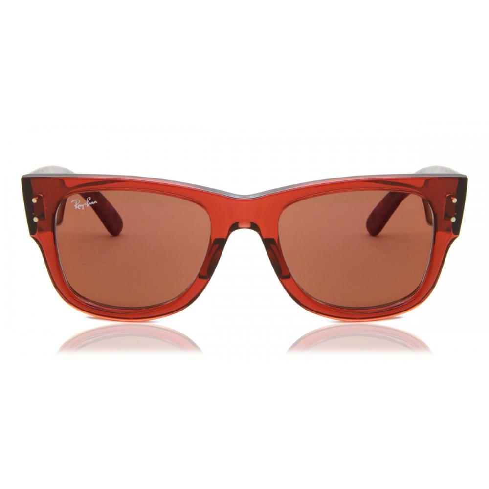 

Солнцезащитные очки унисекс Ray Ban Rb0840s Mega Wayfarer 66372k Transparent Red/51-21-145