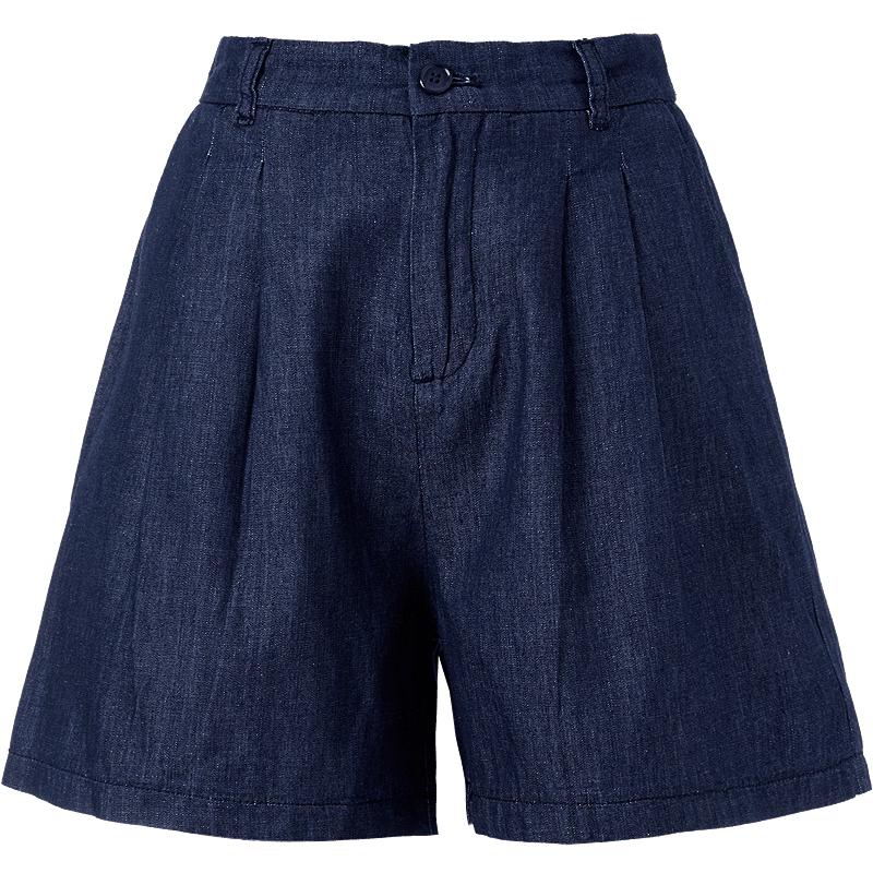 

Betu Women s A-Line High-Waisted Denim Shorts S