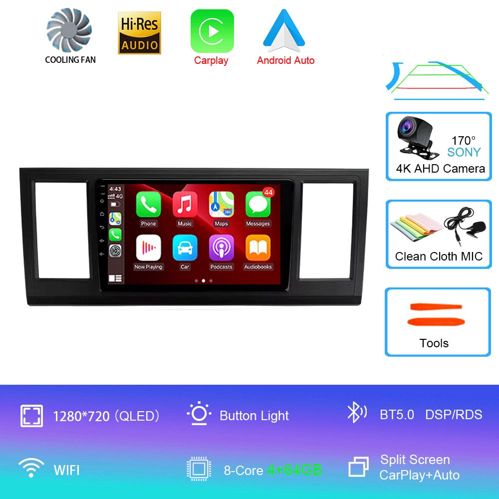 Radio Auto Android 14 Carplay Auto Player Multimedia Pentru Volkswagen Caravelle 6 T6.1 T6 2015-2020 Autoradio Stereo 2din Unitate Principală