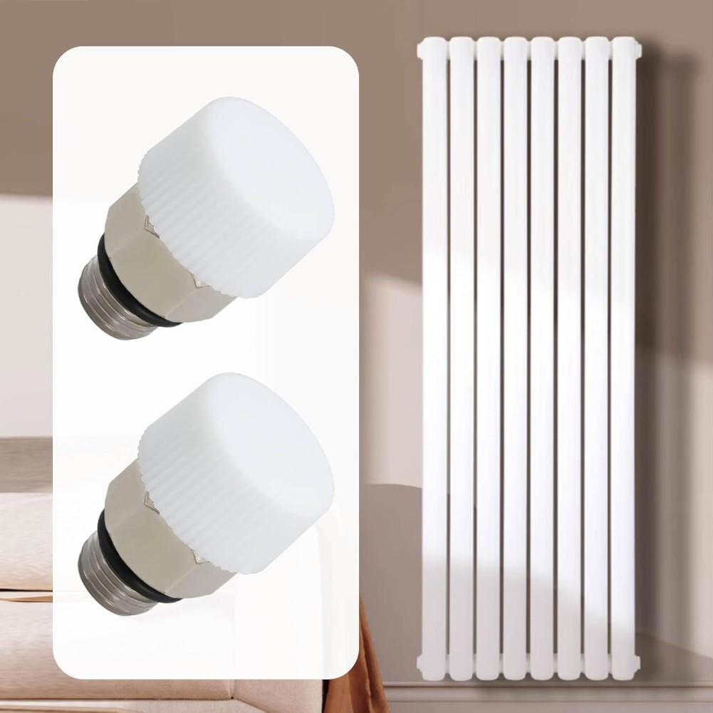 2 stk Radiatorlufter Automatisk Varmeapparatlufter For Varmesystemer Lufteskrue For Radiator Luftutløserventil Varmesystem