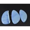 164Cts.Natural Blue Opal Fancy Cabochon Loose Gemstone 3Pcs Lot 46-47MM A-824