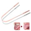 Oral Care Metal Tongue Scraper Bad Breath Treatment Oral Hygiene Maintaining Tongue Cleaner