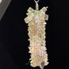 Delicate Handmade Acrylic Bead Keychain Fashion Forward Acrylic Bead Keyring Elegant Handmade Phone Straps Chain Charm