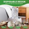 Pack of 40 High Performances Dry Sweeping Cloths for Dust and Pet Hair Removal with Enhancing Statics Absorption Home Use