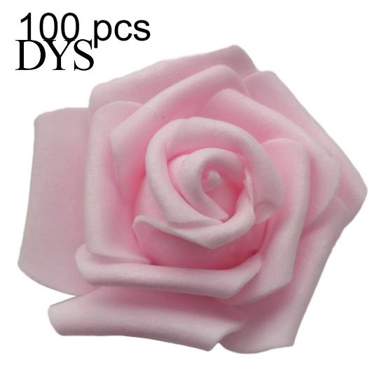 25/50/100Pcs Artificial PE Foam Rose Flowers Head DIY Wedding Home Room Decor