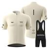 Heren Dames Fiets Bib Shorts Jersey Set Ademend Melkzijde Fietsoutfit Mountainbike Wegfietsen