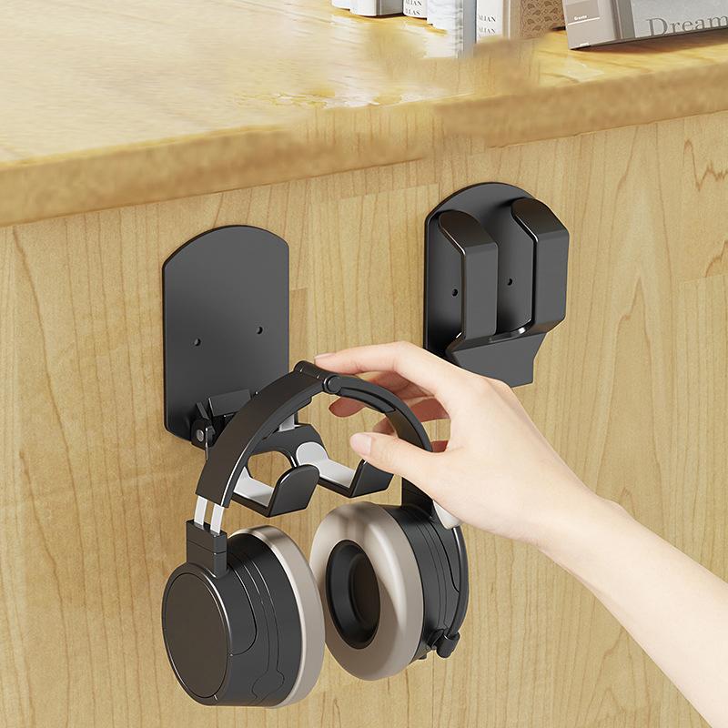 Wall Mounted Game Controller Bracket Base No Punching Easy Install Required Controller Storage Rack For Gaming Headset Bracket