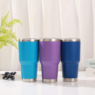 Tasse de pulvérisation de voiture de 20oz, en acier inoxydable 304, conservation de la chaleur, tasse d'eau froide, tasse de glace Bully