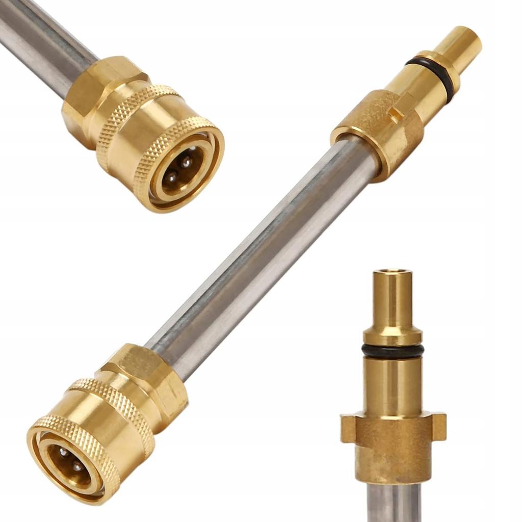 Rosfix Adapter Szybkozłączka 1/4"" QC – Kompatybilny Z Myjkami Ciśnieniowymi Black&Decker, Bosch, Michelin | Wytrzymała Konstrukcja | Łatwy Montaż