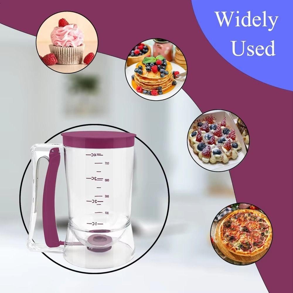Leak Proof Pancake Batter Dispenser 900 ML Cake Batter Tool Cupcake Batter Separator  Waffle Making