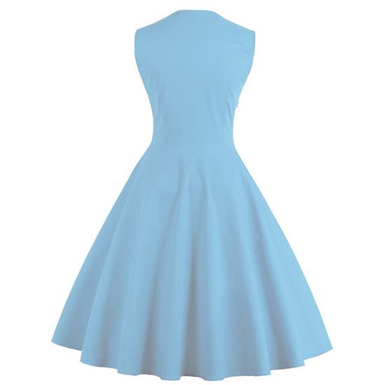 Spring and Autumn Fashion Women's Dress with A Large Swing, Retro Red Polka Dot Mid Length Skirt, Casual Sleeveless Dress