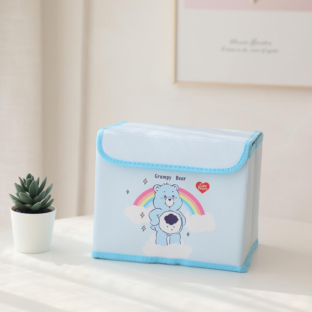 Hello Kitty Kuromi Cinnamoroll Melody Gittermuster Faltbare Klapp-Aufbewahrungsbox für Büro und Schlafzimmer