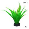 5Pcs Artificial Aquarium Decorative Pvc Aquatic Plants Simulation Water Weeds Ornament Fish Tank Grass Decoration Accessories