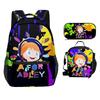 Lux Noutate Popular Cool AFOR ADLEY Imprimare 3D Set 3 buc Rucsacuri Școlare pentru Studenți Rucsac pentru Laptop Geantă Crossbody pentru Prânz Toc de Creioane