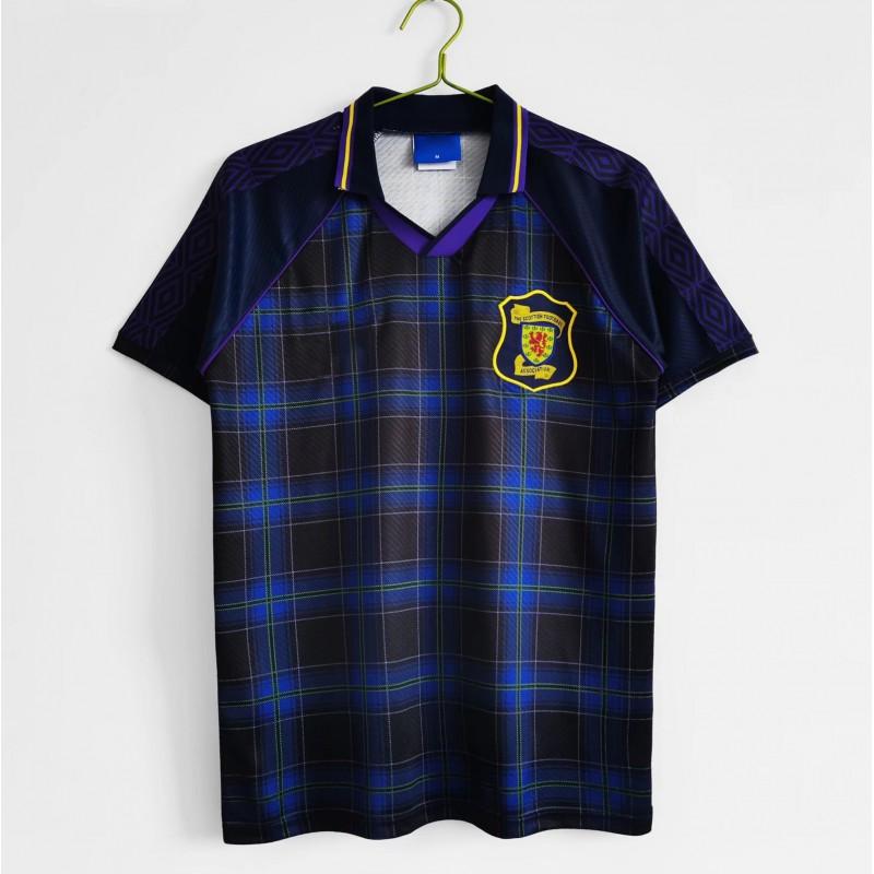 Retro Skotijas izlases futbola krekls ar