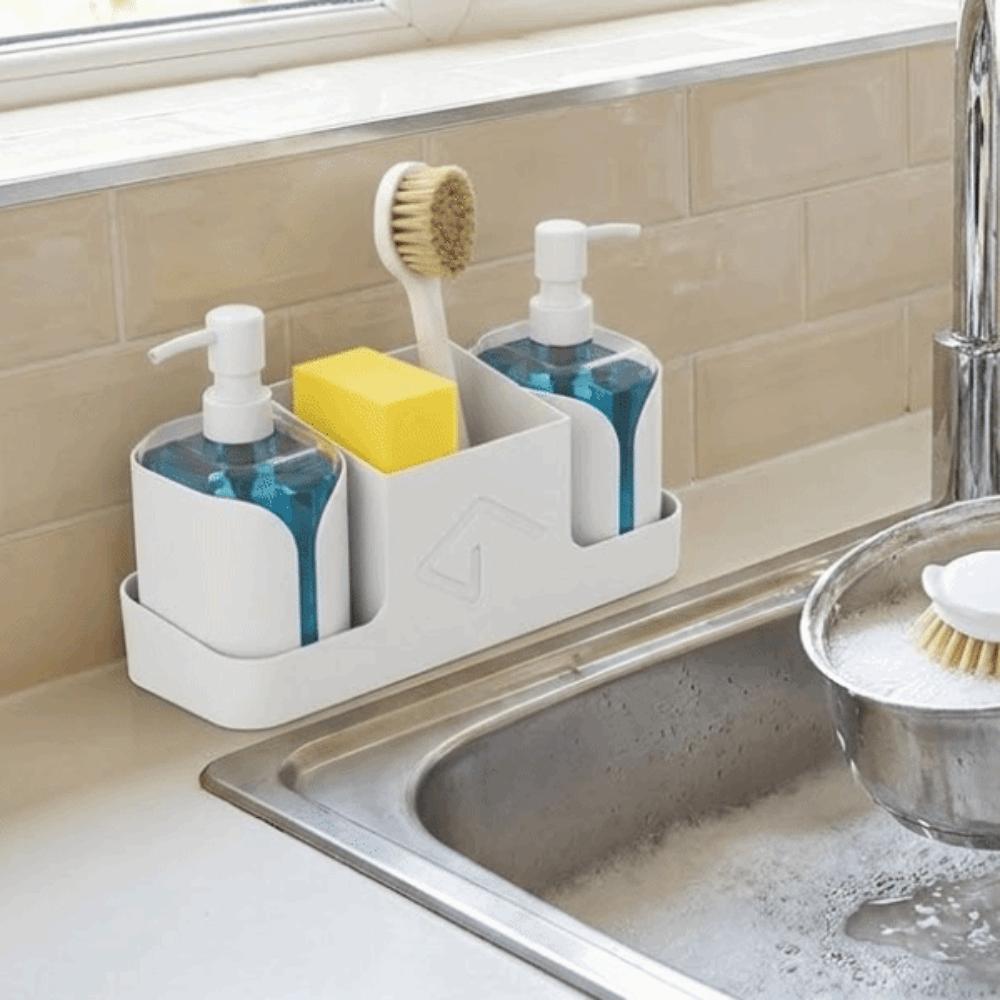 Refillable Soap Dispenser Set Pump Bottle Hand Soap Dispenser Dish Soap Dispenser  Hotel
