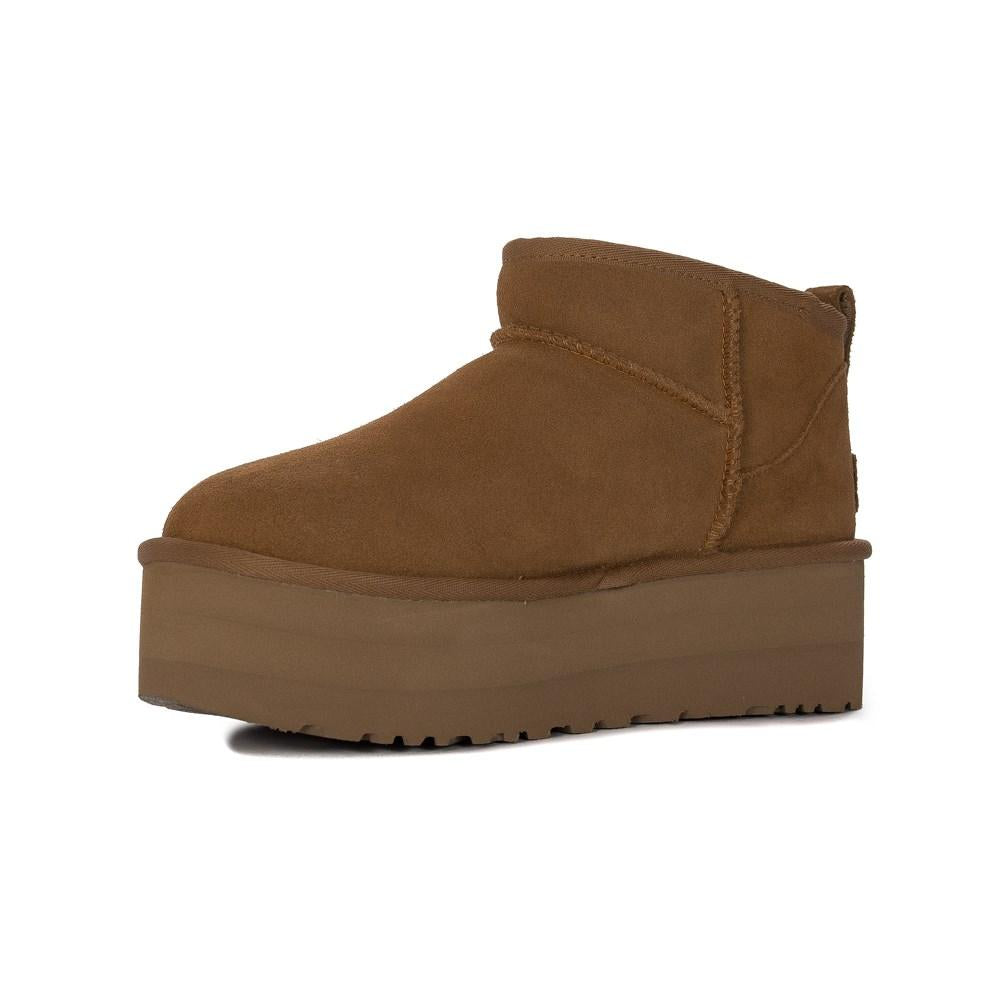 Boots UGG Brown Classic Ultra Mini Platform