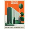 Bauhaus Moderne Architektur Poster Linien und Minimalistische Architekten Drucke Leinwand Malerei Wandkunst Bild Heim Wohnzimmer Dekor