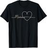 Grandparent Memaw Heart Script Memaw Mother's Day Classic T-Shirt Unisex T-Shirt