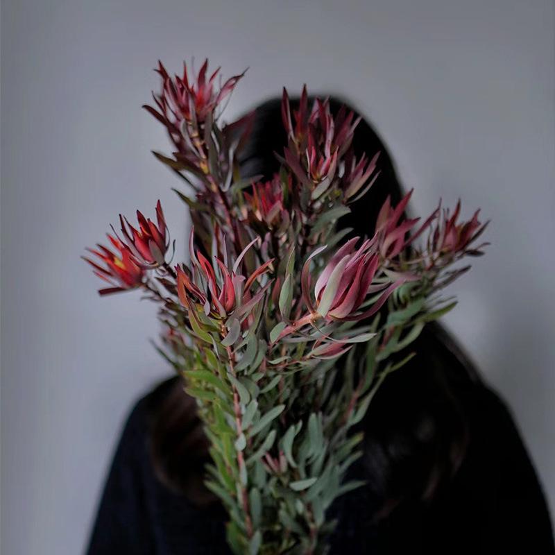 South African Wood Lily & Monstera Silk Wedding Flower Arrangement