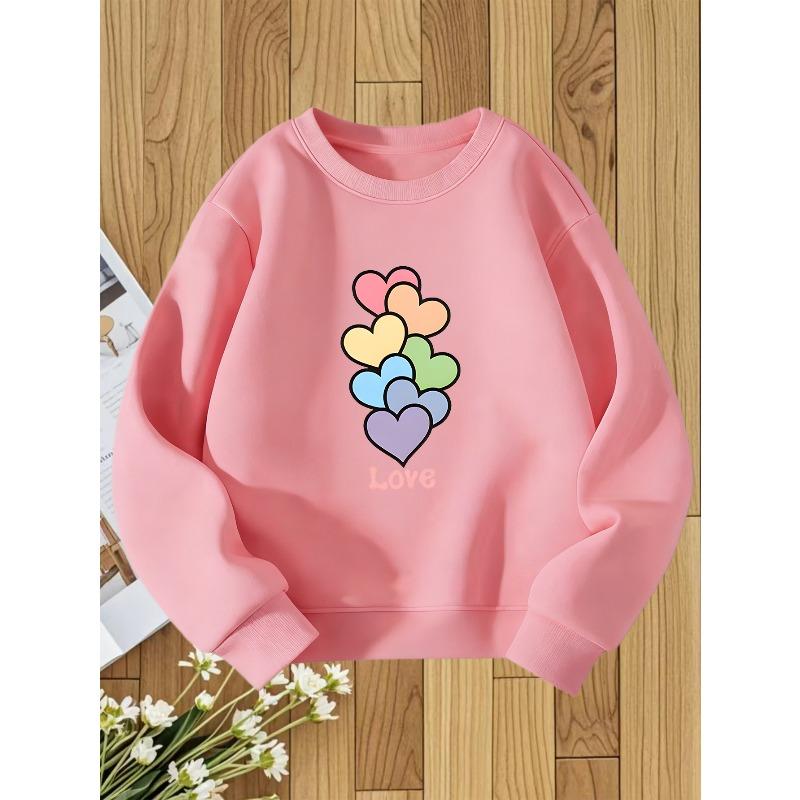 Kids Sweatshirt Round Neck Hoodie Fashion Print Versatile Top