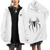 Hunter X Hunter Spider Print Anime Zipper Hoodie Men Women Gothic Y2K Zip Up Jacket Hoodies Casual Sweatshirt Coat