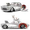 JADA TOYS 1/24 Scale Looney Tunes Chevrolet Corvette with Bugs Bunny Figure (32390) [Parallel Import]
