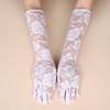 2026 Mid-Length Black Lace Vintage Wedding Dress Gloves for Photography