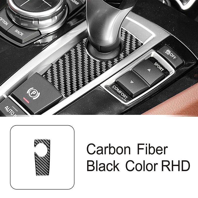 Decoración de Marco de Palanca de Cambios de Fibra de Carbono Para BMW Serie 5 GT F07 2010-2017 Estilo de Coche Cubierta de Botones Elevacristales