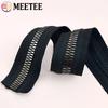 Meetee 1-5Meters 3# 5# 8# 10# 15# Resin Zipper Black Continuous Zippers By Meter Down Jacket Zip Closure Repair Sewing Material