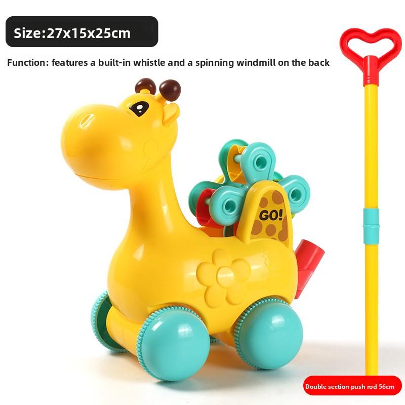 Cartoon Airplane Dog Large Cartoon Walker Dropshipping Hand-pushed Toy