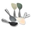 Stainless Steel Handle Silicone Rice Spoon Non-stick Rice Paddle Kitchen Tableware Rice Scoop  Home