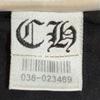 CHROME HEARTS Neck Logo RN#97729 T-Shirt Black Men's Size L