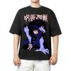 Jujutsu Kaisen Megumi Fushiguro Divine Dog Anime Print T Shirt Men 2026 Summer Casual Streetwear Oversized Cotton Tees Japanese